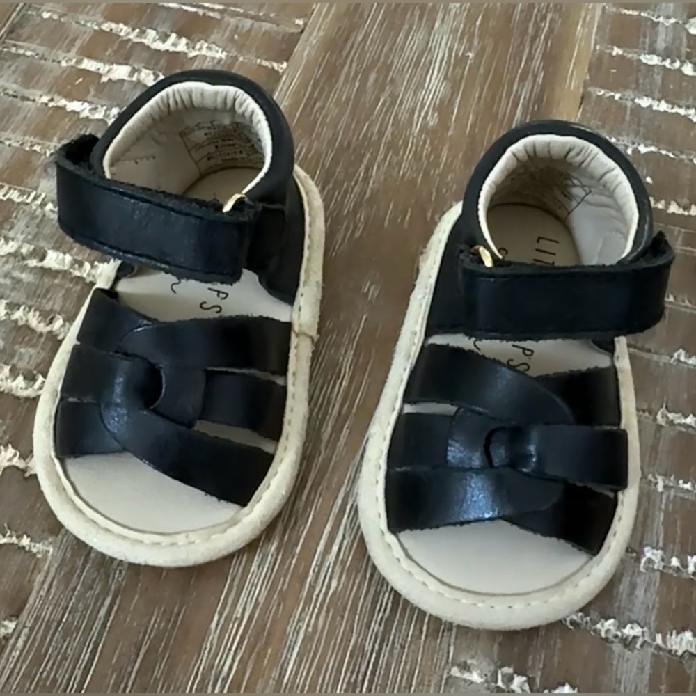 Like New Little Bipsy Black Sandals